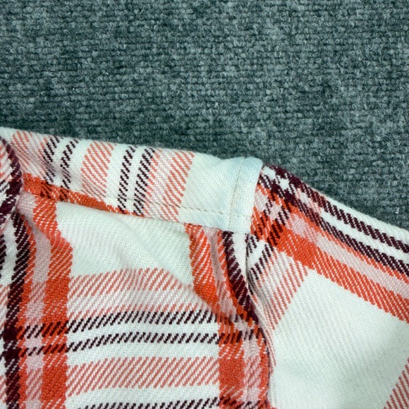 Outerknown Blanket Shirt Womens XL/XXL Plaid Flannel Warm Organic Cotton *STAINS - Picture 8 of 16